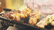 4 Grill Yakitori with sauce